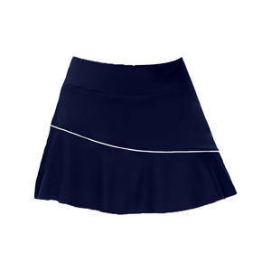 Nouvelle jupe de tennis mi-plissée en coton pour femme, taille naturelle, amincissante, décontractée, couleur unie, style Spice Girl, pour le badminton, la course et le fitness - Product Image 4