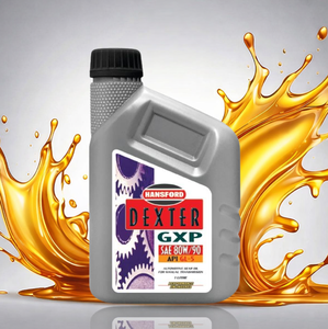 Huile pour engrenages à pression extrême HANSFORD GXP 80W-90 Lubrifiant hypoid haute performance GL-5 Huile minérale certifiée API/SAE/STLE EP 1L - Product Image 1