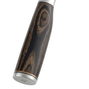 Cuchillos de Chef Premier de 6 Pulgadas, Hoja de Acero de Damasco Martillada, Cuchillos Profesionales de Cocina con Mango de Madera para Carne - Product Image 1