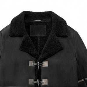 Premium <b>Men's</b> Leather <b>Shearling</b> Winter <b>Jacket</b> Genuine Sheepskin Fur Aviator Coat Luxury Warm Durable Style Wear - Product Image 2