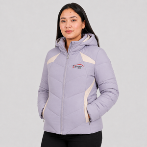 Nueva Chaqueta Acolchada para Mujer, Chaqueta de Invierno Ligera y Cálida, con Logotipo Personalizado, Cierre Completo con Capucha, Ropa Casual - Product Image 4