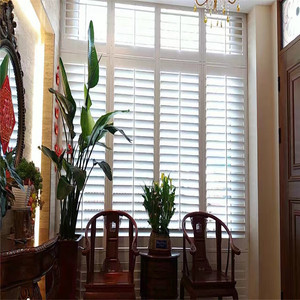 Prix usine réglable Jaslousie persienne volets en tilleul pour fenêtre et pvc plantation volets - Product Image 6