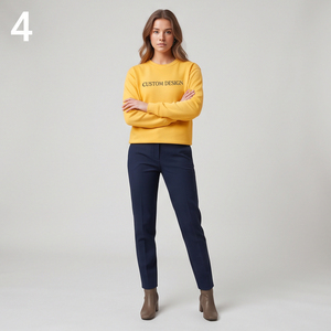 High Quality Cotton Sweatshirts <b>Men</b> Manufacturer Custom Embroidery Printed Sweatshirt Women Crewneck Fleece Cotton Sweat <b>Shirts</b> - Product Image 6