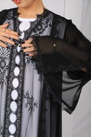 Abaya de créateur pour femme, élégante, unique, fluide, coupe décontractée, de qualité supérieure, modeste et raffinée