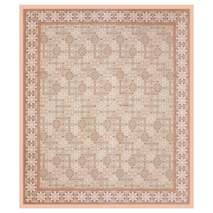 Sábanas de Algodón de Lujo Tamaño King, Color Marrón, con Estampado Floral Mandala Tradicional y Fundas de Almohada a Juego - Product Image 6
