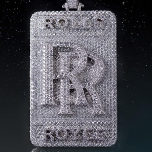Colgante de Diamante de Calidad Real, Plata con Moissanita, Estilo Hip Hop, Joyería Fina para Ocasiones Especiales a Precios de Mayoreo - Product Image 5