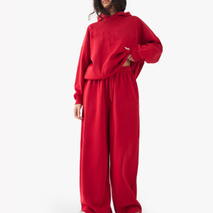 Pantalones Casuales de Forro Polar de Poliéster/Algodón para Mujer, de Alta Calidad, Tendencia 2026, Talla Grande, Cintura Elástica, Frente Plano, para Invierno - Product Image 6