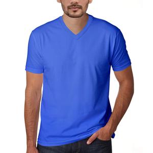 T-shirt à col en V à manches courtes de qualité supérieure, coupe classique, fabricant fournisseur, vêtements décontractés pour hommes - Product Image 5