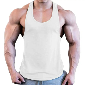 Custom Breathable Quick Dry Casual Men's Sublimation Tank Top with All Over Printing for Summer Fitness Gym Wear - Product Image 3