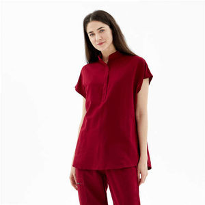 Conjuntos de jogger de spandex para clínica, médicos, enfermeras, uniformes médicos para mujer, conjuntos elásticos de uniformes de enfermería para hospital para mujer - Product Image 1