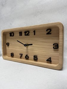 Reloj de Escritorio Rústico de Madera para Decoración del Hogar - Product Image 3