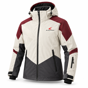 <b>Vintage</b> Popular Hard Shell Warm Outdoor Plus Size <b>Windbreaker</b> Sustainable Polyester Full Zip Men's Snowboard Ski Jacket - Product Image 1