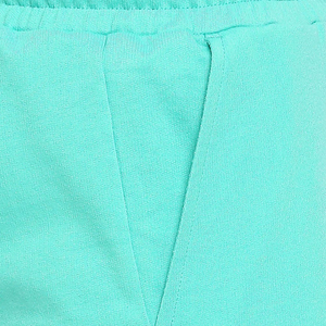 Shorts Bermuda en Coton Uni pour Homme, Respirants, avec Cordon de Serrage à la Taille, Poches, Coupe Décontractée Tricotée, Taille Mi-Haute, Bleu Clair - Product Image 6