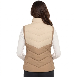 Chaleco Acolchado de Punto para Mujer, Suave, Cálido, Transpirable, Ecológico, con Cierre Frontal Completo - Product Image 2