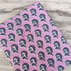 Wholesale Indian Handmade Cotton <b>Fabric</b> Jaipur Sanganeri Hand Block Printed <b>Fabric</b> Raw Material Dress Making Material <b>Fabric</b> - Product Image 1
