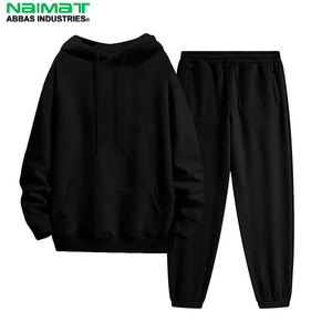 Ensemble de survêtement pour homme avec sweat-shirt à col cadet et demi-zip, respirant, pull-over et pantalon de jogging assorti, tenue de sport - Product Image 2