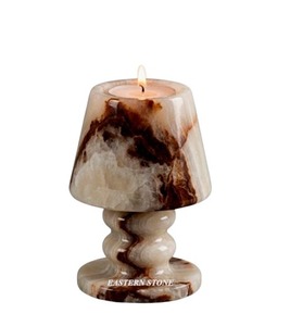Porte-bougie en marbre multicolore fait main pour bougies chauffe-plat – Fournisseur en gros - Product Image 3
