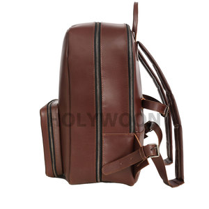 Custom Design Wholesale Price Leather Bag Multi-Functional Leather <b>Backpack</b> Bag Outdoor Daily Use Leather <b>Backpack</b> - Product Image 3
