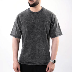 เสื้อยืดผ้าฝ้ายถัก 100% คุณภาพพรีเมียม เป็นมิตรกับสิ่งแวดล้อม ซักแบบแอซิดวอช ระบายอากาศได้ดี สวมใส่สบาย ดีไซน์ล่าสุด เสื้อยืดแอซิดวอช - Product Image 1