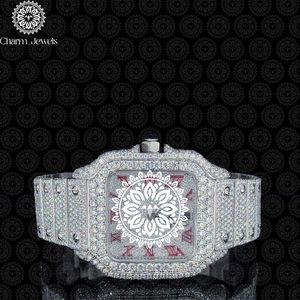 Reloj de Lujo para Mujer Charm_Jewels, Caja de Acero Inoxidable de 40 mm, Esfera Analógica de Cristal, Botón de Presión, Cierre Oculto, Movimiento Mecánico Automático - Product Image 1