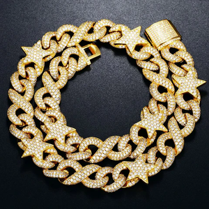 Collar de Cadena con Estrella Infinita de Moissanita de Lujo para Niños, Chapado en Oro Blanco de 14K y Oro Rosa, Joyería Vintage de Compromiso - Product Image 6