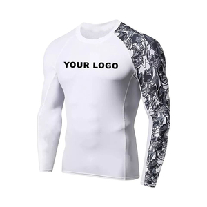 เสื้อรัดกล้ามเนื้อ BJJ MMA คุณภาพสูงสั่งทำพิเศษสำหรับทุกเพศ ออกแบบเองได้ ยืดได้ 4 ทิศทาง แขนยาว - Product Image 3