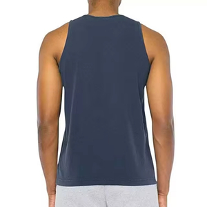 Competitive Price OEM Custom Sleeveless Running Tank Tops Tight Man <b>Vest</b> Sport <b>Gym</b> Fitness Muscle <b>Men</b> Ribbed Tank Top - Product Image 2