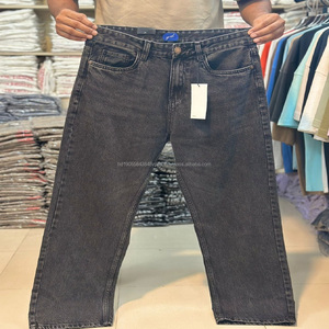 กางเกงยีนส์เดนิมทรงหลวมสไตล์คาร์โก้ผ้าฝ้ายสำหรับผู้ชาย แฟชั่น Y2K สไตล์สตรีทแวร์ ผลิตในบังคลาเทศ ขายดี - Product Image 4