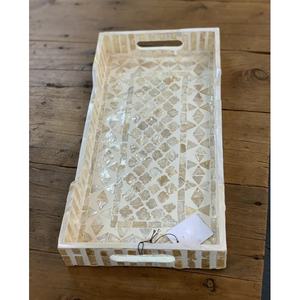 Bandeja Rectangular para Servir Alimentos de Nácar de Alta Calidad, Fabricada en Vietnam, Bandeja Rectangular de Nácar, Bandejas de Concha Marina - Product Image 2