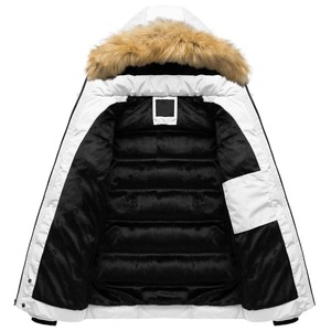 Wholesale Women Winter <b>Puffer</b> <b>Jacket</b> Custom Nylon Padded Hooded <b>Cropped</b> Zipper <b>Jackets</b> - Product Image 3