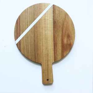 Planche à découper/blocs en bois décoratifs de designer, en promotion – Écologique, facile à nettoyer, compatible lave-vaisselle, outil de cuisine pour usage domestique - Product Image 4