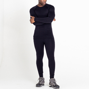 Ensemble de sous-vêtements de compression à manches longues pour hommes, orange, séchage rapide, respirant, vêtements de sport, vêtements de sport pour la course à pied - Product Image 6