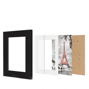 Cadre photo en bois massif haut de gamme, décoration de table de bureau à domicile, cadre photo en bois rustique antique, cadres photo traditionnels - Product Image 4