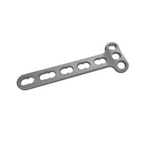 Implants orthopédiques en acier inoxydable de haute qualité, petits fragments, plaque en T à angle droit 3,5 mm x 3 trous - Product Image 1