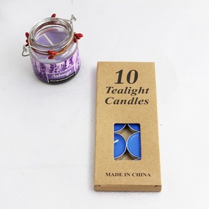 Velas de té sin humo TOOWIN en tazas redondas de aluminio, empaquetadas en una caja de papel kraft, adecuadas para decoración. - Product Image 6