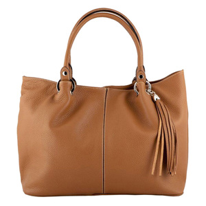 Bolso de Mano de Cuero Genuino para Mujer, Bolso Tote de Cuero Vacuno Real de Grano Completo, Cierre de Cremallera, de Lujo, Gran Capacidad, para Uso Diario - Product Image 4