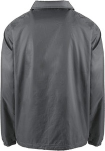 Men's Waterproof Polyester <b>Coach</b> Jacket Solid Color Turn-down Collar Casual Outerwear Autumn Wear - Product Image 6