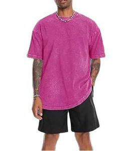 เสื้อยืดโอเวอร์ไซส์ผู้ชาย ทรงหลวม ผ้าฝ้าย คอกลม เนื้อผ้าระบายอากาศได้ดี เนื้อผ้านุ่ม สวมใส่สบาย สไตล์ลำลอง แฟชั่นสตรีท - Product Image 5