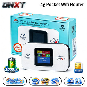 Routeur WiFi portable DNXT avec carte SIM, WiFi6 300 Mbps, 4G LTE, WPS universel, mode AP, mini routeur <span class=keywords><strong>3G</strong></span> 4G pour les voyages - Product Image 1