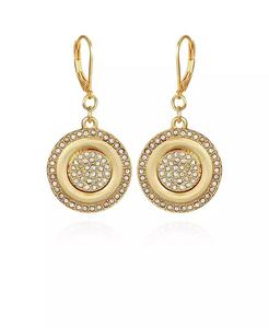 Orecchini a goccia in pietra pavimentata color oro | Vince Camuto - Product Image 1