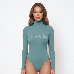 Traje de Baño Deportivo sin Costuras con Color Personalizado y Material de Spandex y Poliéster, 1 Pieza - Product Image 4