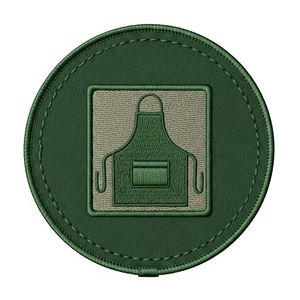 Écusson maçonnique brodé thermocollant de forme circulaire pour cadeau de regalia pour membre de loge - Product Image 1