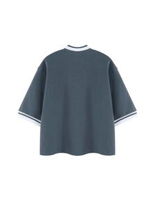 Maillot de baseball personnalisé avec logo, chemise streetwear oversize, maillot de baseball vintage à boutons, t-shirt pour homme et femme, coupe ample - Product Image 2