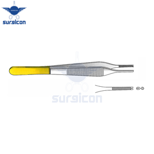 แหนบผ่าตัด Adson แบบ 1x2 ฟัน ขนาด 15 ซม. (6 นิ้ว) ทำจากสแตนเลสสตีล สำหรับการผ่าตัดเนื้อเยื่อ ความแม่นยำสูง รูปทรงปกติ สำหรับการใช้งานทั่วไป - Product Image 5