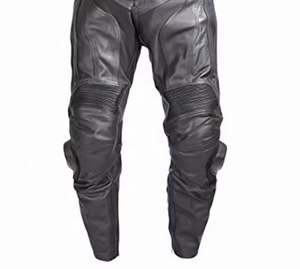 Pantalones de Motocicleta de Cuero para Hombre, Impermeables, para Todas las Estaciones, Ropa de Carreras Negra, Protección Completa - Product Image 5