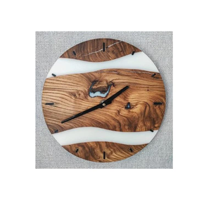 <b>Wall</b> Decoration Polish Wooden & Resin <b>Clocks</b> for Room <b>Modern</b> Design Round Shape Wooden <b>Clock</b> for Best Epoxy Resin <b>Wall</b> <b>Clocks</b> - Product Image 4