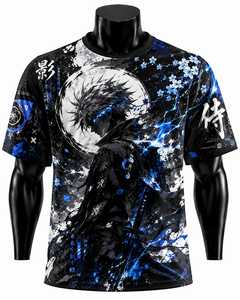 เสื้อยืดกราฟิกสไตล์อนิเมะ เสื้อยืดผ้าฝ้ายพรีเมี่ยม - Product Image 4