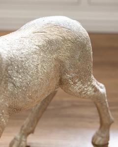 Estatuas de Renos Modernas Hechas a Mano en Oro Champán, Figuras de Ciervos de Pie y Sentados, Decoración Navideña para Mesa - Product Image 3