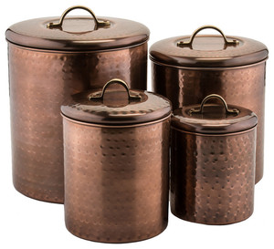 Handicraft Metal Shiny Polished Canister in Bulk - Product Image 2