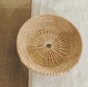 Eco Friendly Natural Rattan Serving Tray Best Quality Handmade Elegant Home Kitchen Serving <b>Storage</b> Tray - Product Image 1